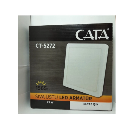 Cata 5272 25W Sıva Üstü Led Armatür